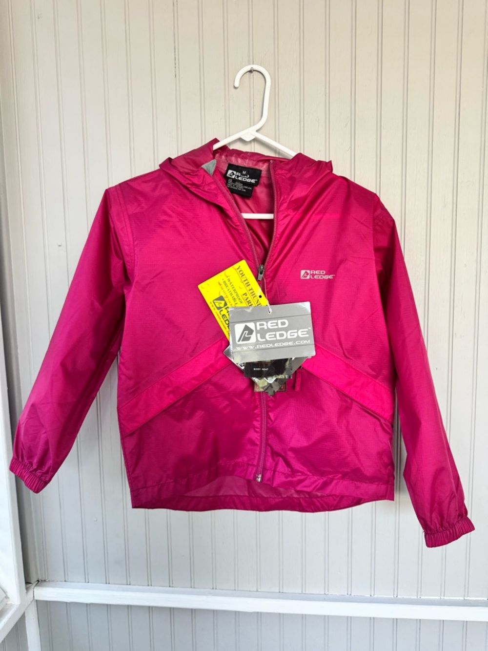 Red Ledge Kids' Hooded Raincoat in Red